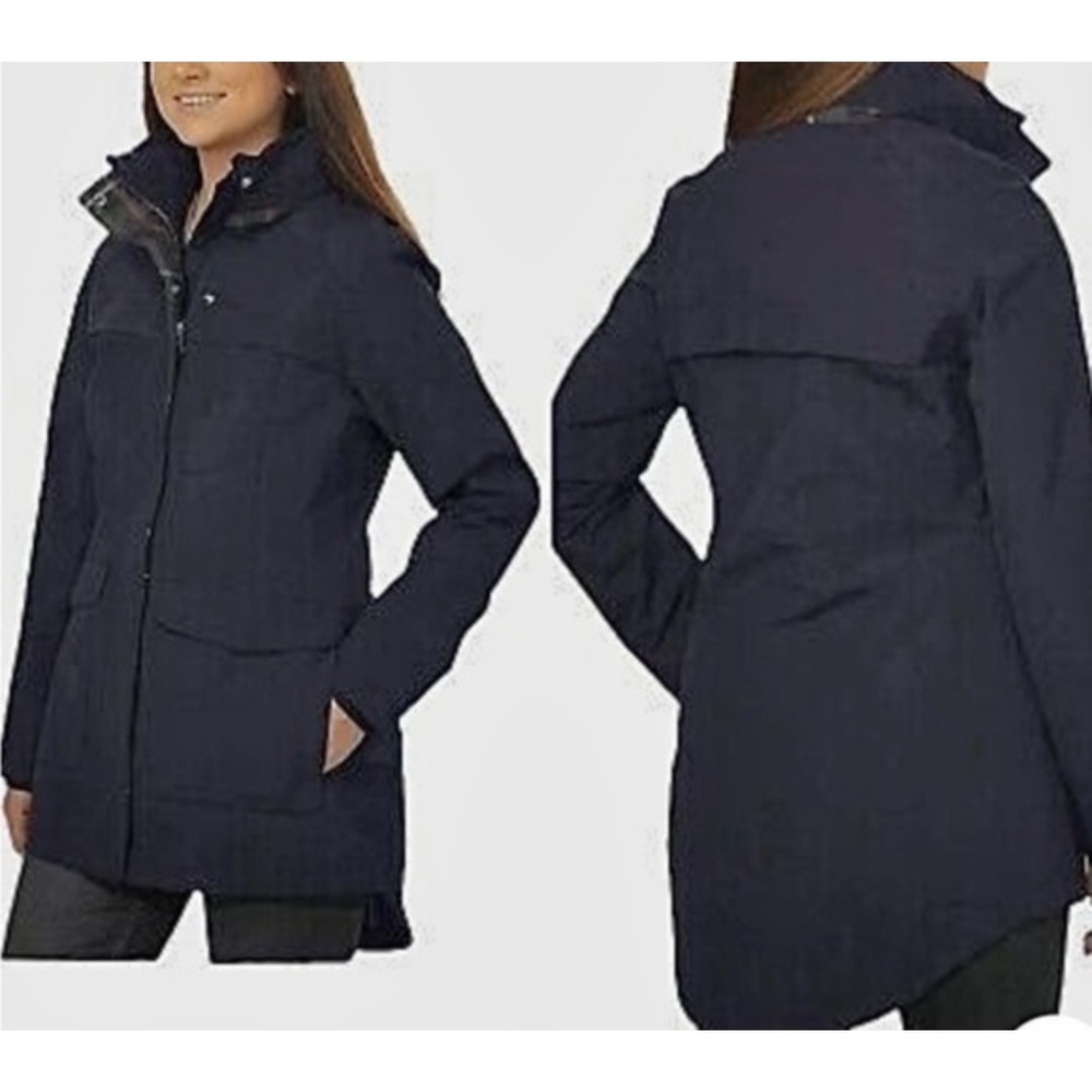 Pendleton Softshell Rain Jacket Women M Navy Blue… - image 2